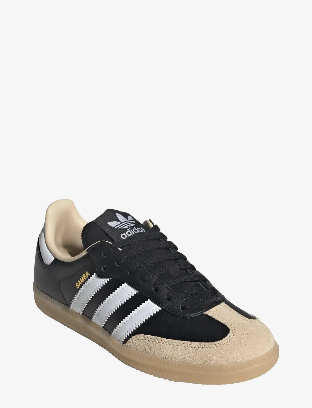 adidas Originals - SAMBA OG J - lave sneakers - cblack/ftwwht/gum3 - 0