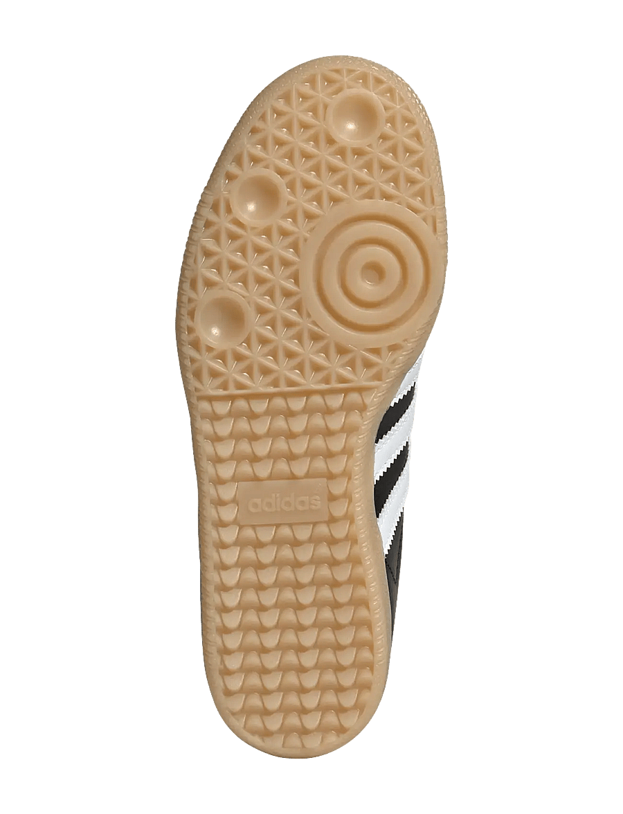 adidas Originals - SAMBA OG J - baskets basses - cblack/ftwwht/gum3 - 5