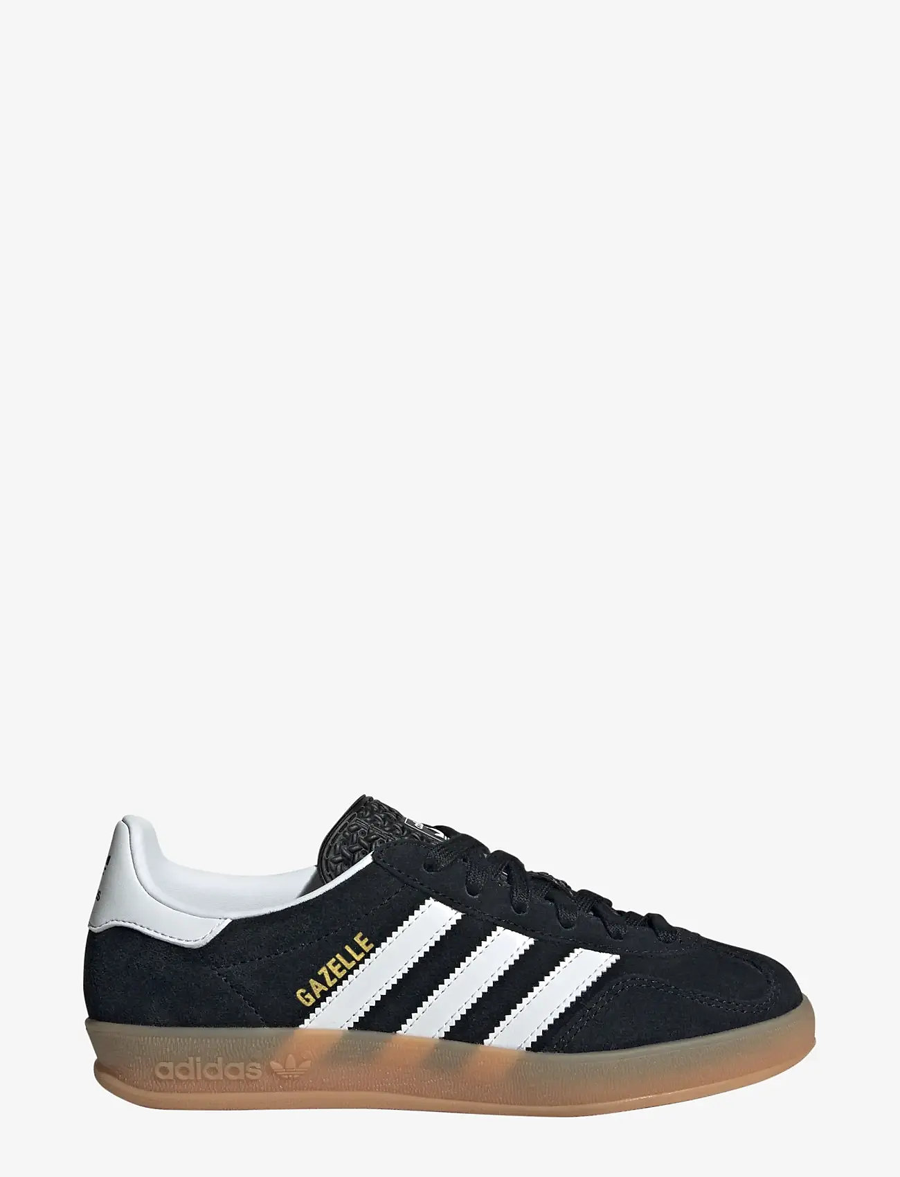 adidas Originals - GAZELLE INDOOR J - lave sneakers - cblack/ftwwht/gum2 - 1