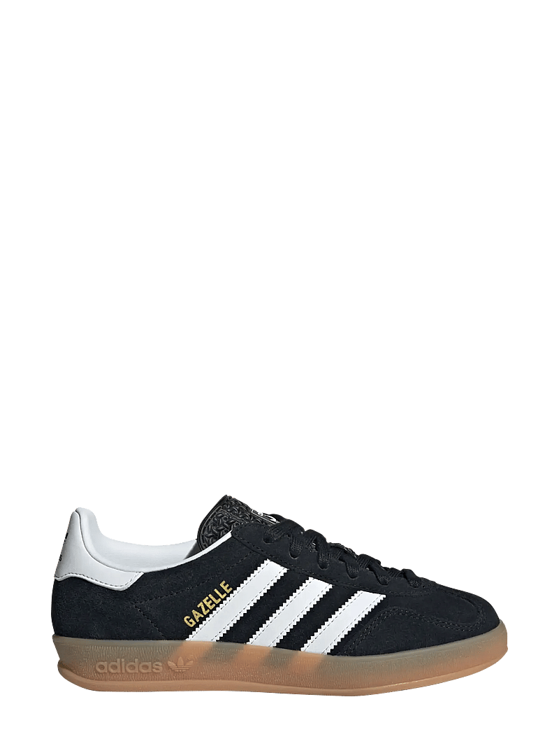 adidas Originals - GAZELLE INDOOR J - lave sneakers - cblack/ftwwht/gum2 - 1