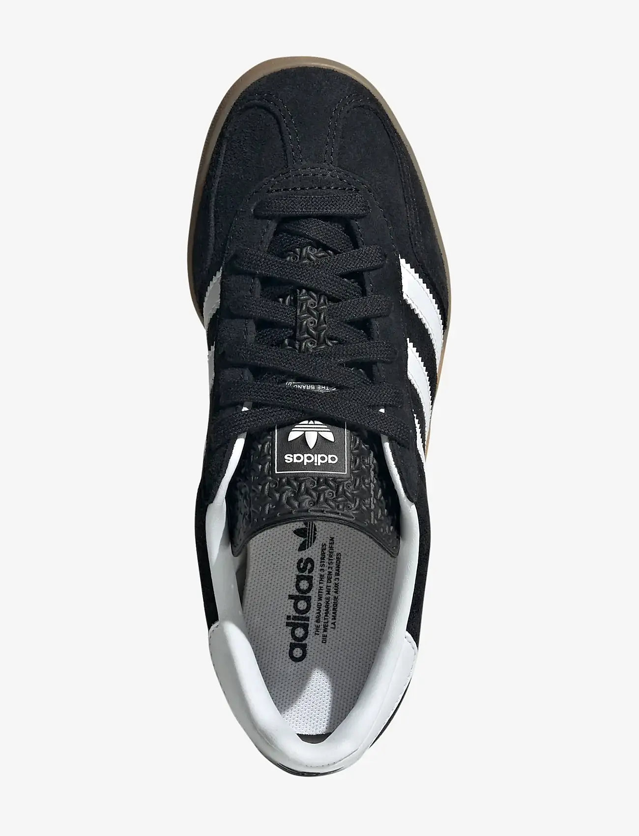 adidas Originals - GAZELLE INDOOR J - lave sneakers - cblack/ftwwht/gum2 - 4