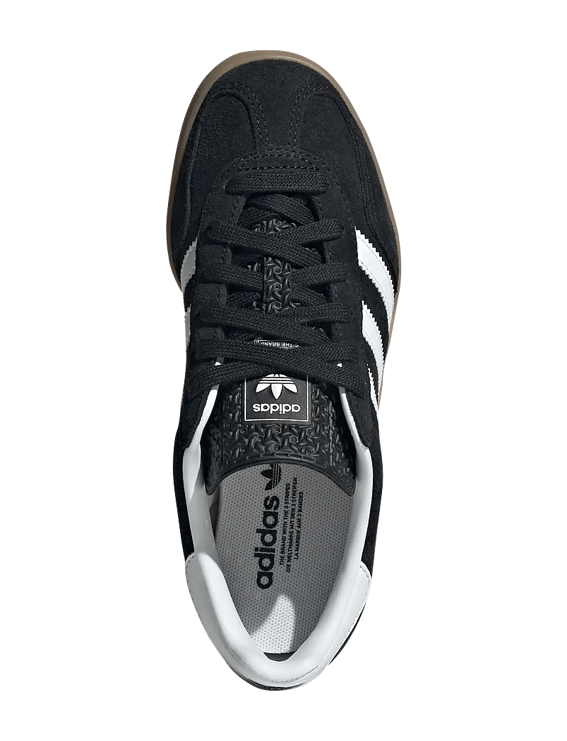 adidas Originals - GAZELLE INDOOR J - lave sneakers - cblack/ftwwht/gum2 - 4