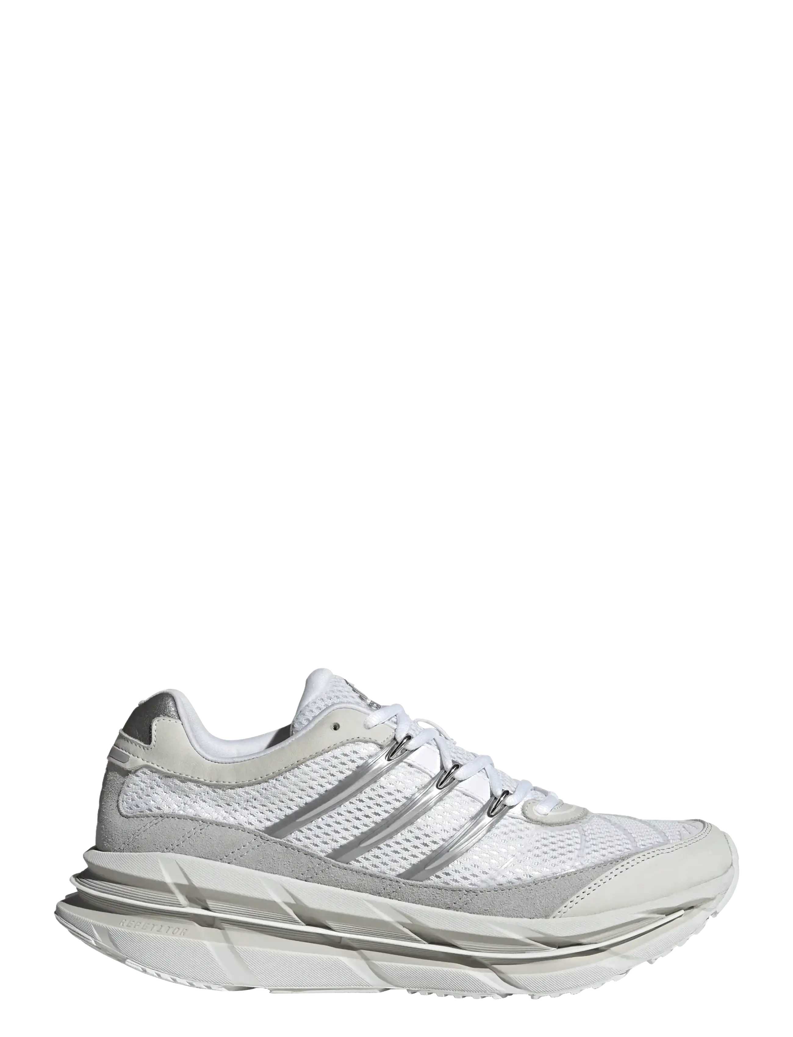 Låg sneaker 'ADISTAR' ljusgrå / silver / vit 3