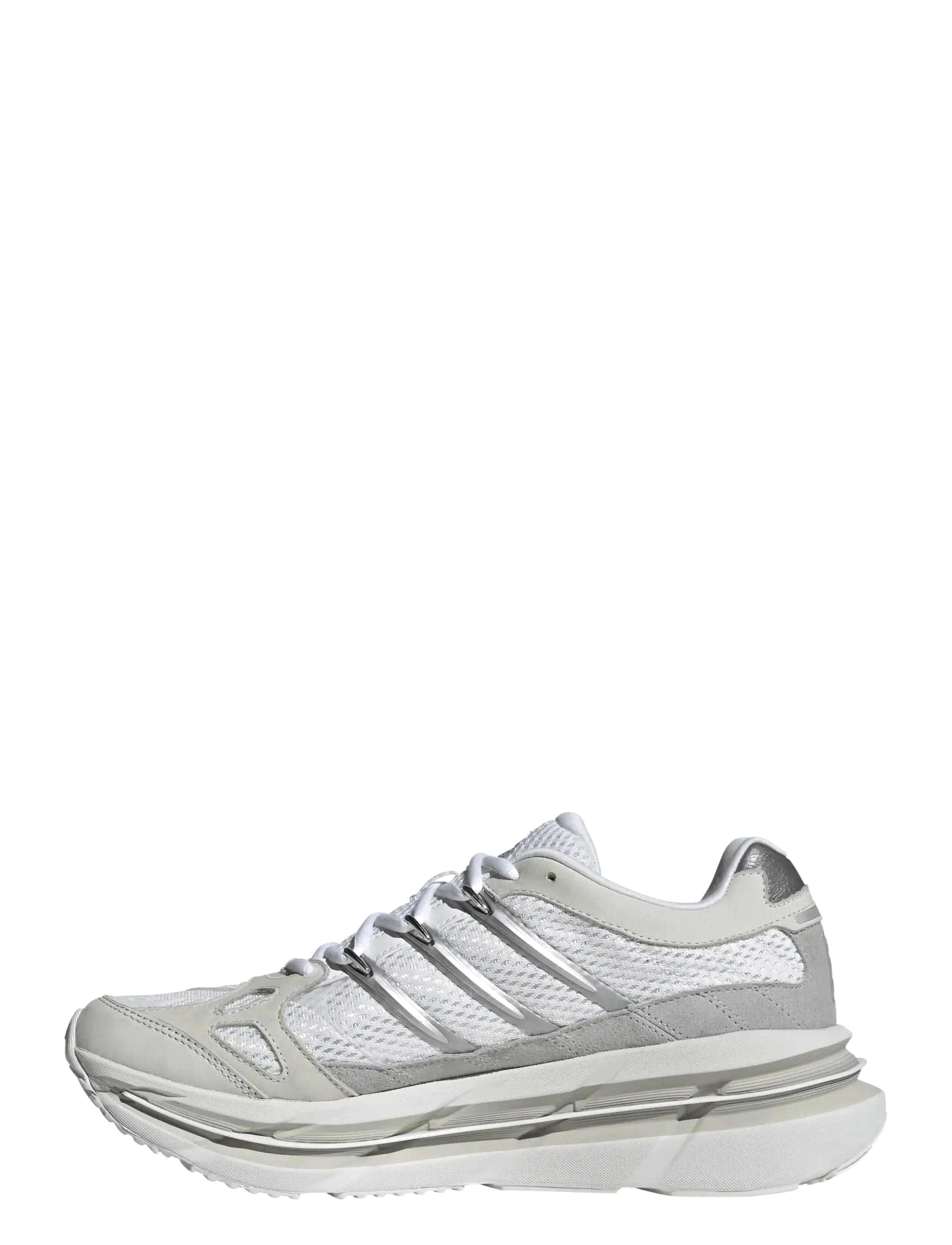 Låg sneaker 'ADISTAR' ljusgrå / silver / vit 4