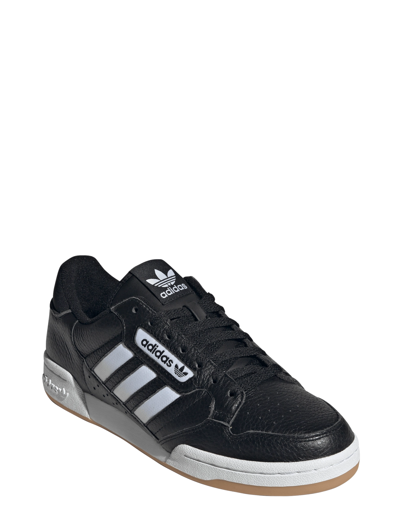 adidas Originals CONTINENTAL 80 STRIPES - Avalynė - CBLACK/FTWWHT/GUM3 / black
