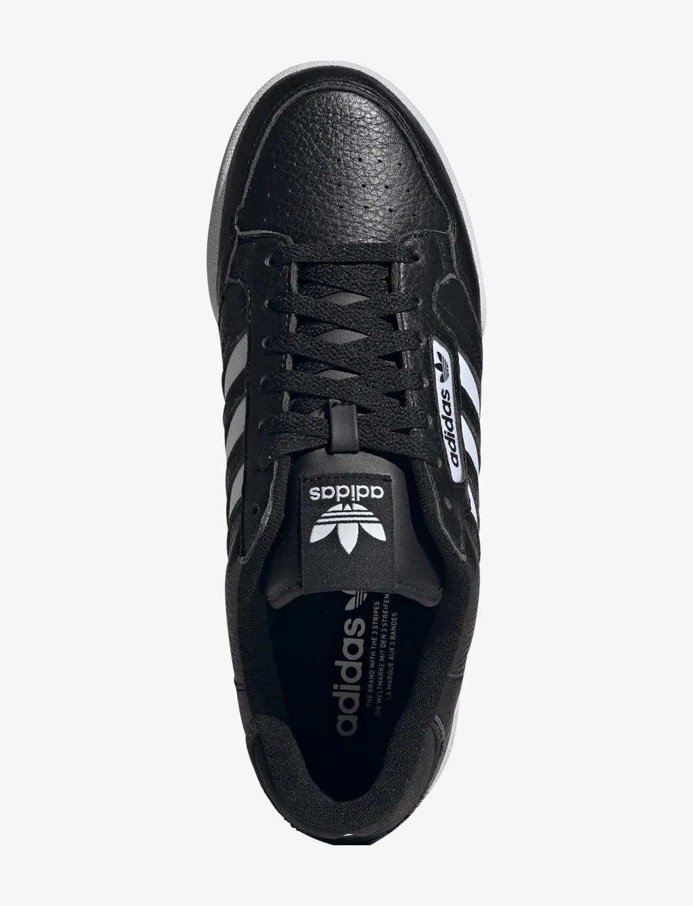 adidas Originals - CONTINENTAL 80 STRIPES - niedriger schnitt - cblack/ftwwht/gum3 - 4