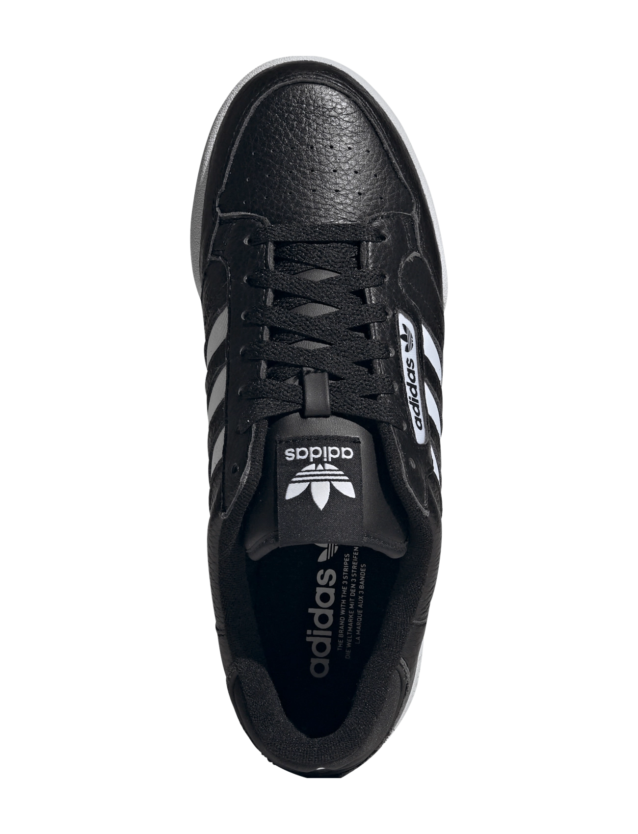 adidas Originals - CONTINENTAL 80 STRIPES - lave sneakers - cblack/ftwwht/gum3 - 4