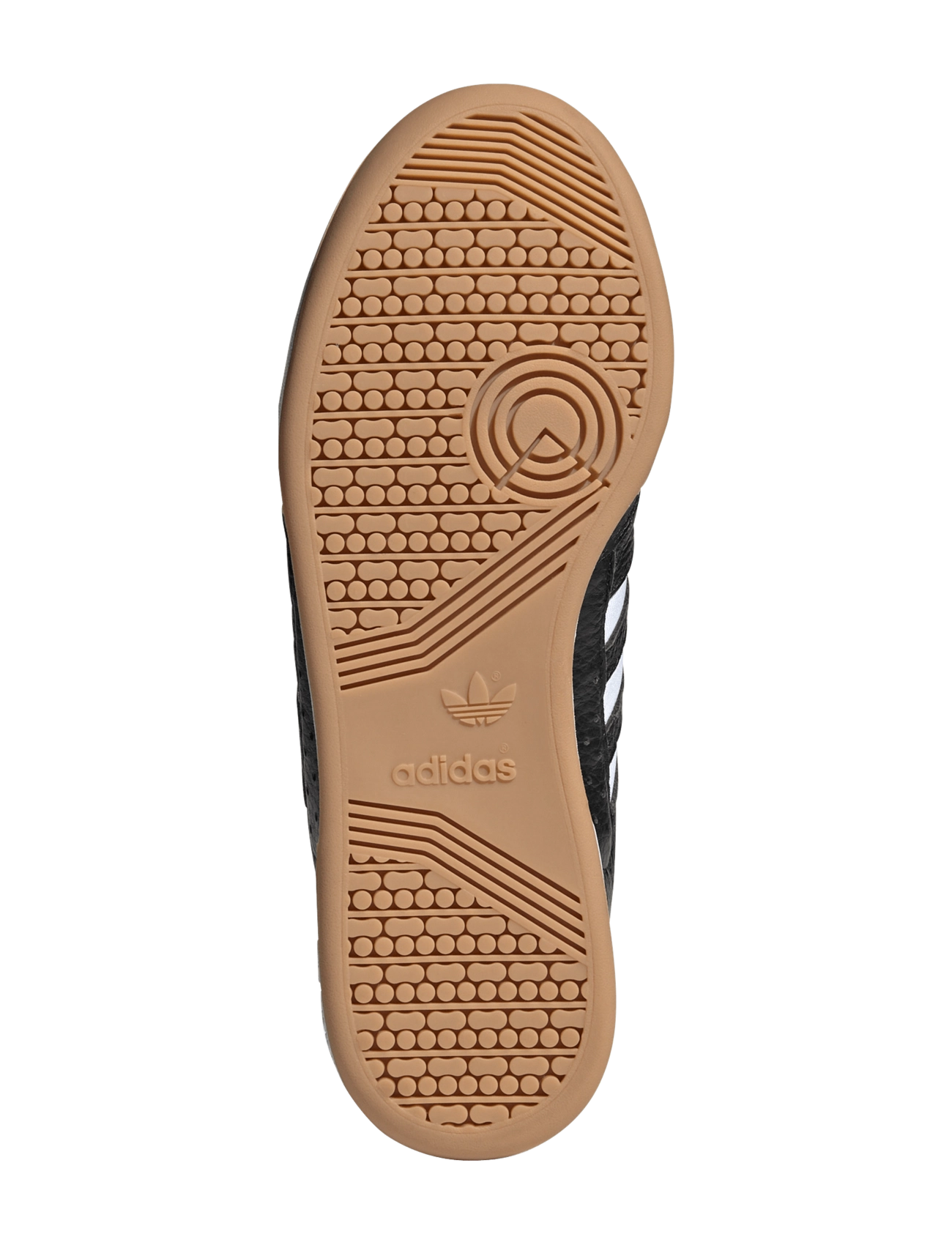 adidas Originals - CONTINENTAL 80 STRIPES - lave sneakers - cblack/ftwwht/gum3 - 5