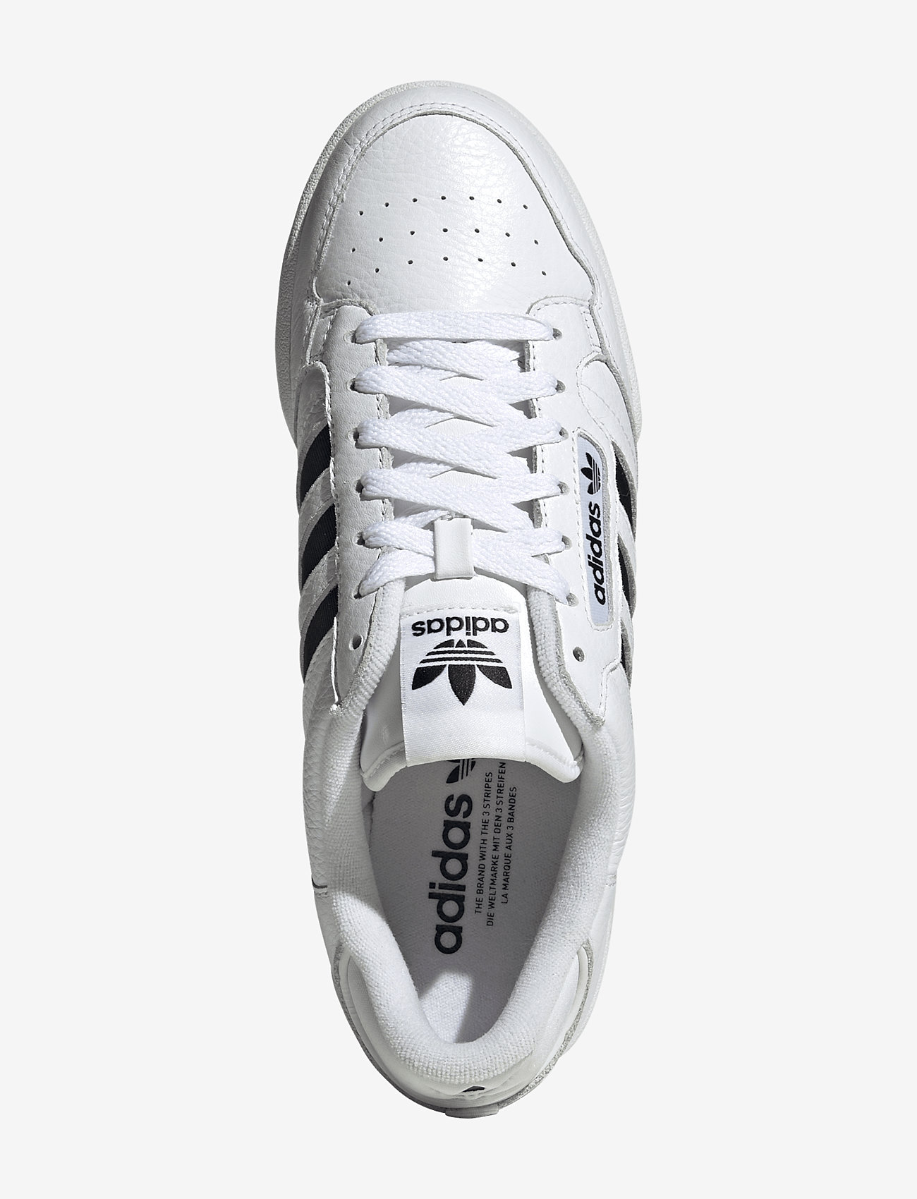 adidas Originals - CONTINENTAL 80 STRIPES - lave sneakers - ftwwht/cblack/ftwwht - 4
