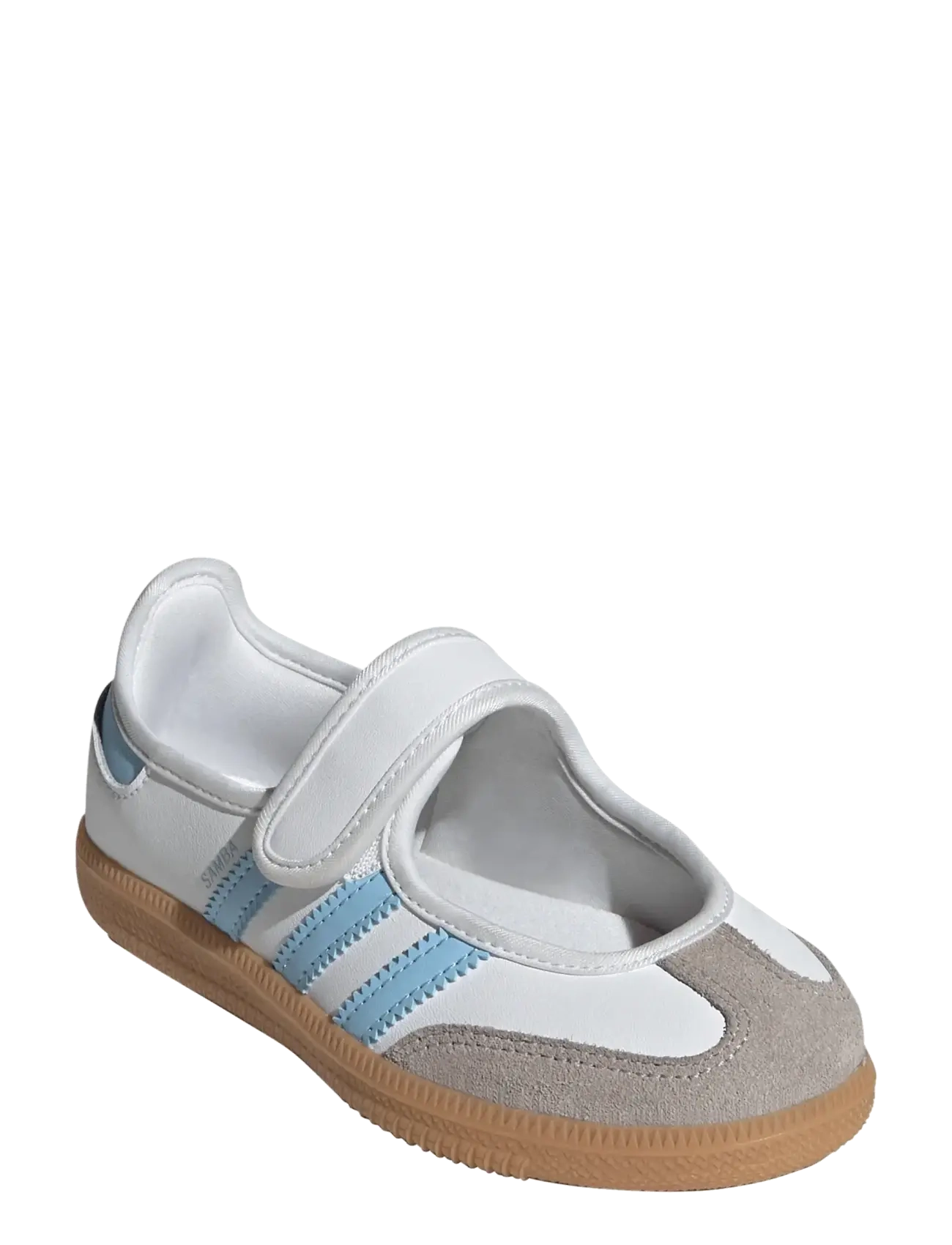 adidas Originals SAMBA JANE C - Ballerinaskor & Slip-ons - FTWWHT/CLESKY/GUM3 / white