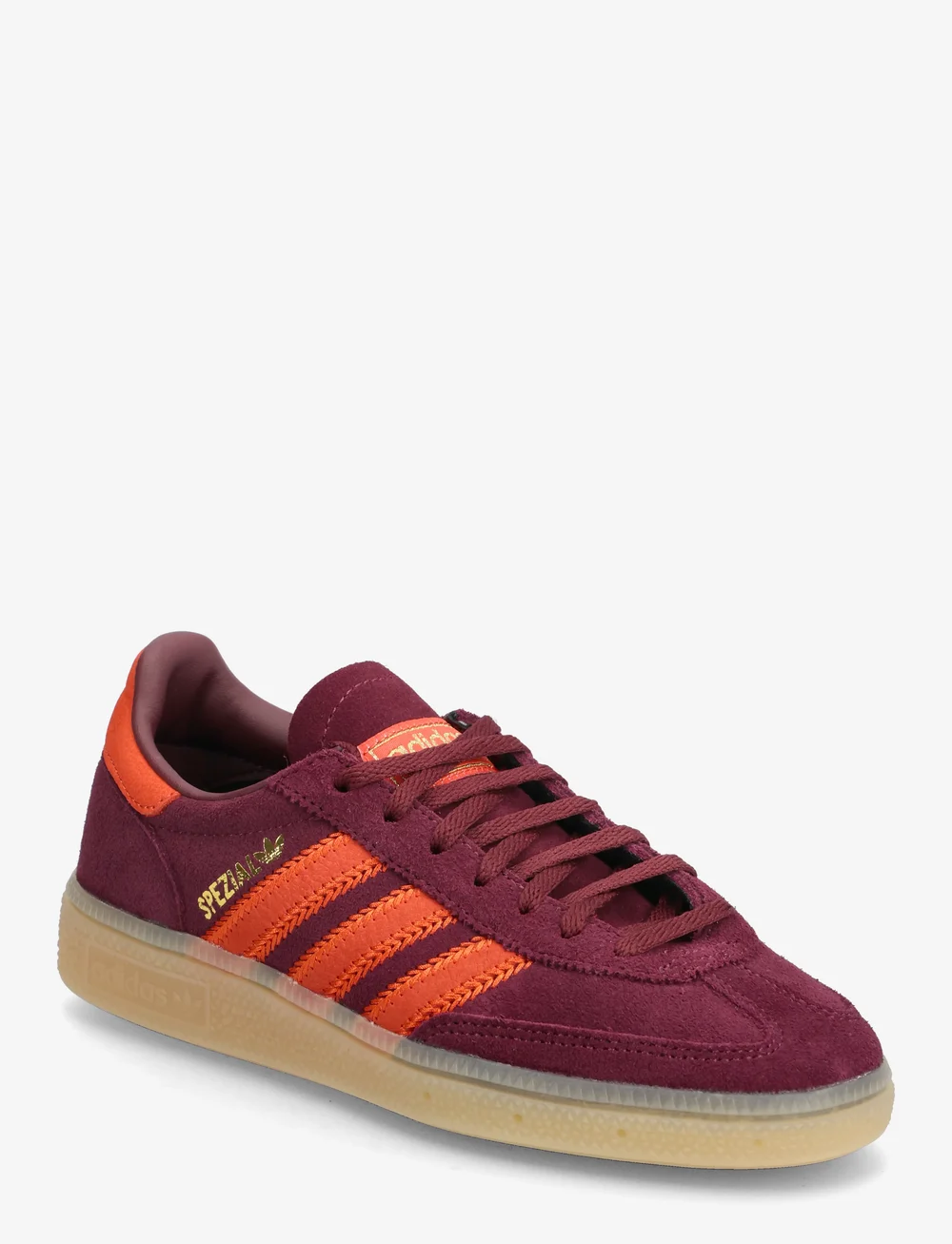 adidas Originals - HANDBALL SPEZIAL W - lave sneakers - maroon/prered/gum1 - 0