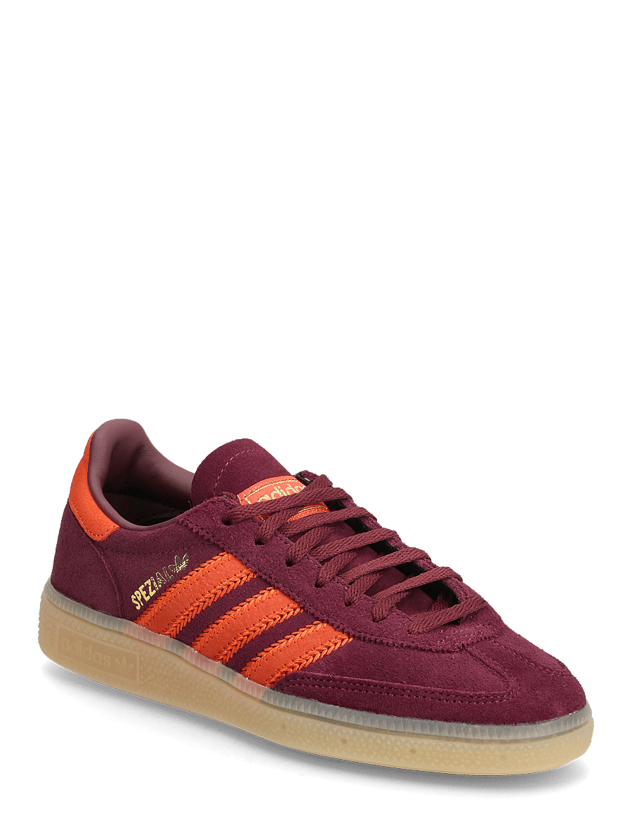 adidas Originals - HANDBALL SPEZIAL W - lave sneakers - maroon/prered/gum1 - 0