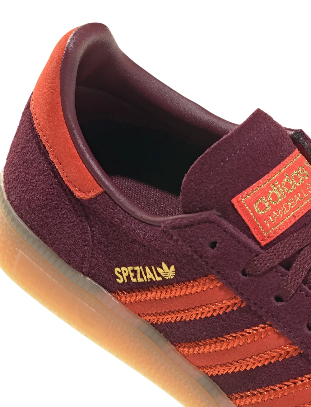 adidas Originals - HANDBALL SPEZIAL W - lave sneakers - maroon/prered/gum1 - 5