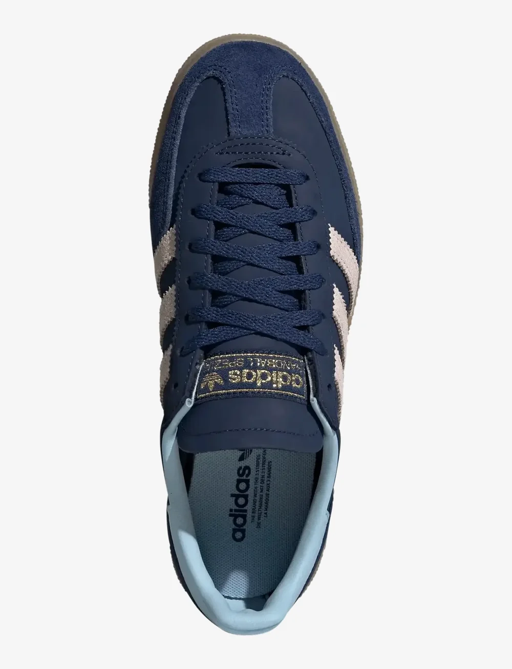 adidas Originals - HANDBALL SPEZIAL W - lave sneakers - dkblue/wonqua/clesky - 4