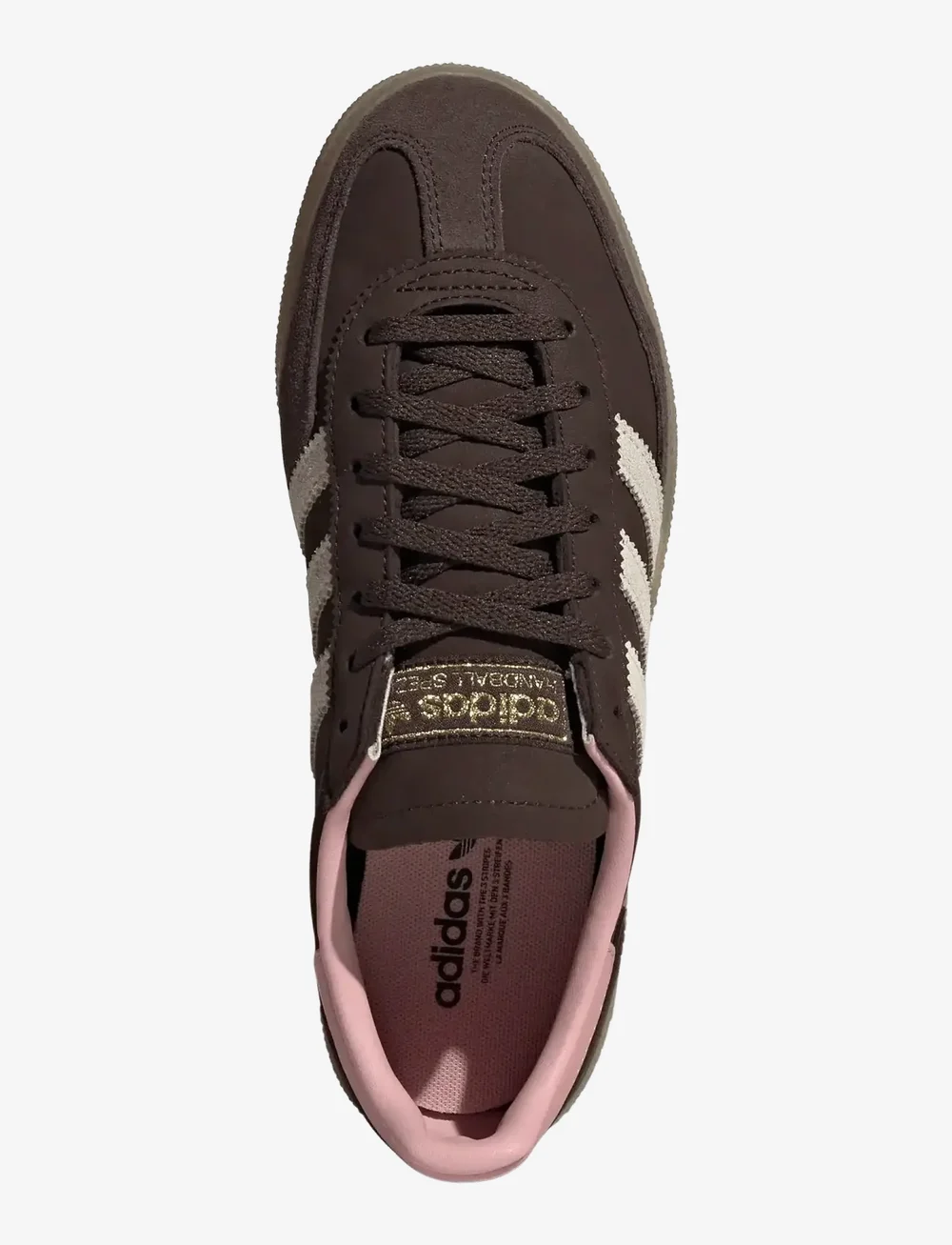 adidas Originals - HANDBALL SPEZIAL W - lage sneakers - dbrown/alumin/wonmau - 4
