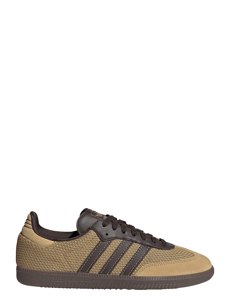 adidas Originals - SAMBA OG - niedriger schnitt - golbei/dbrown/gum5 - 1