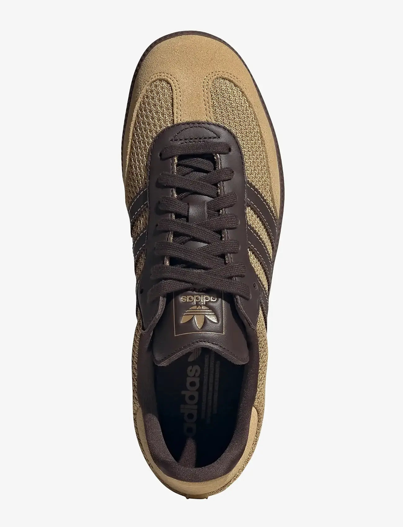 adidas Originals - SAMBA OG - kõrge säärega tossud - golbei/dbrown/gum5 - 4