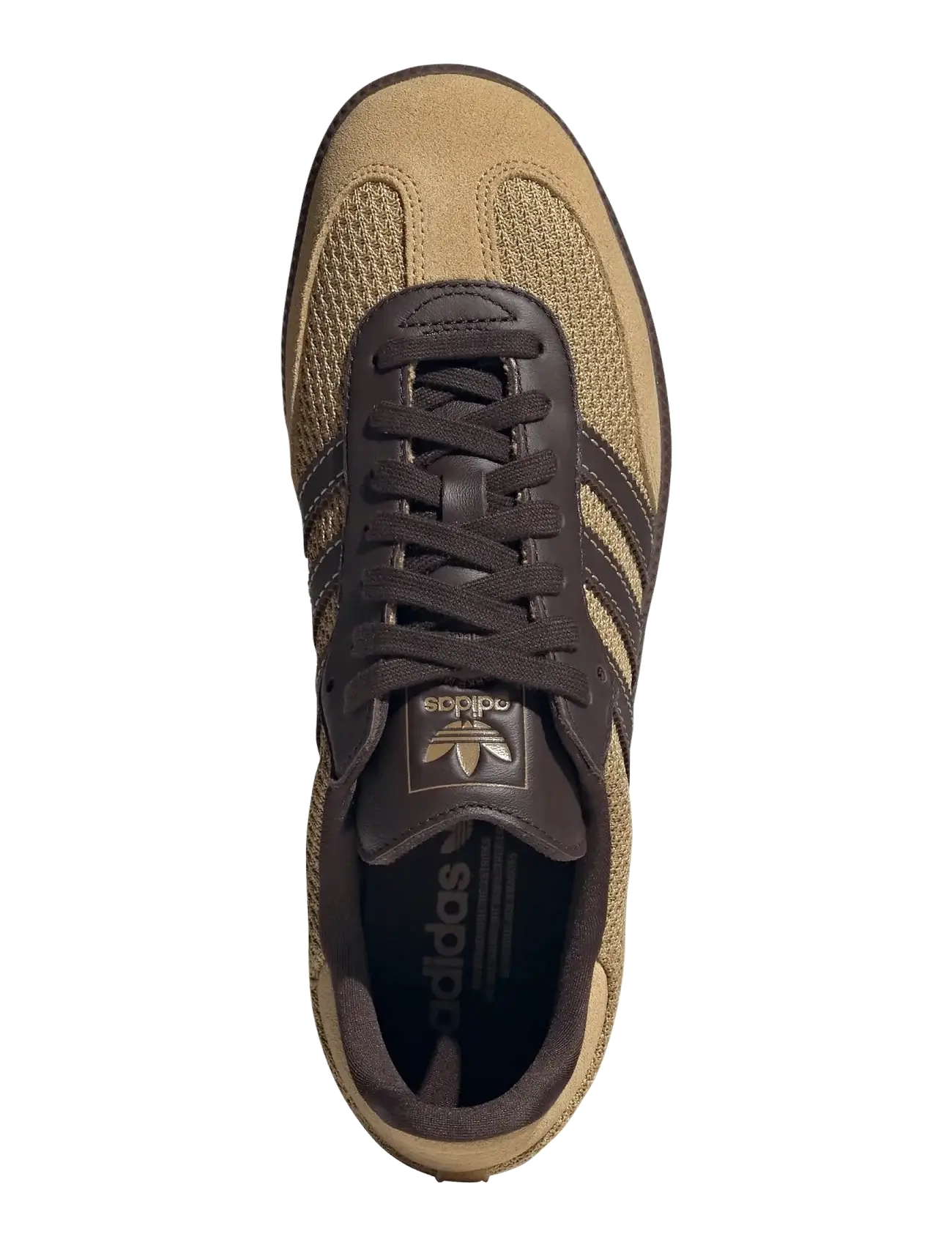 adidas Originals - SAMBA OG - niedriger schnitt - golbei/dbrown/gum5 - 4