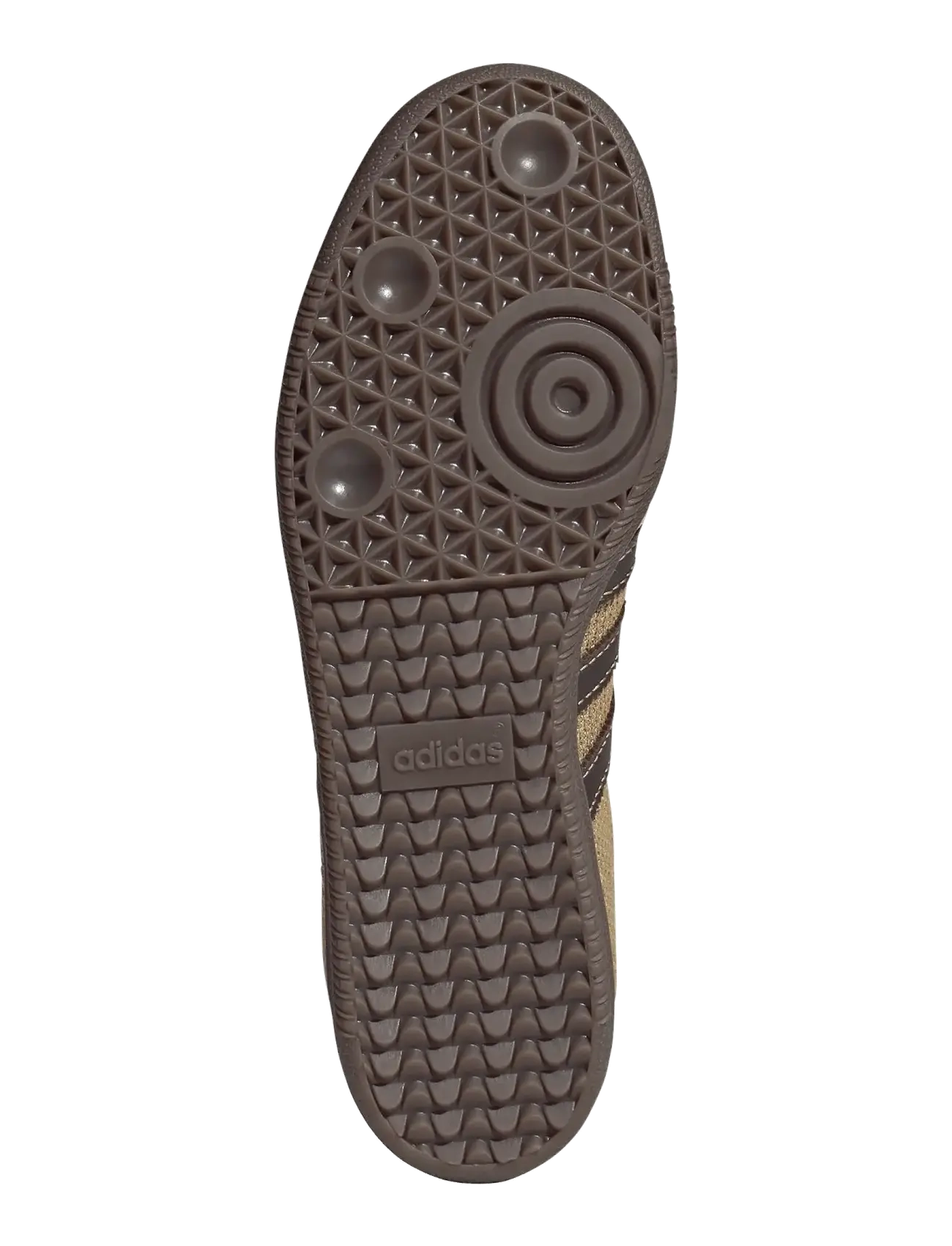 adidas Originals - SAMBA OG - niedriger schnitt - golbei/dbrown/gum5 - 5
