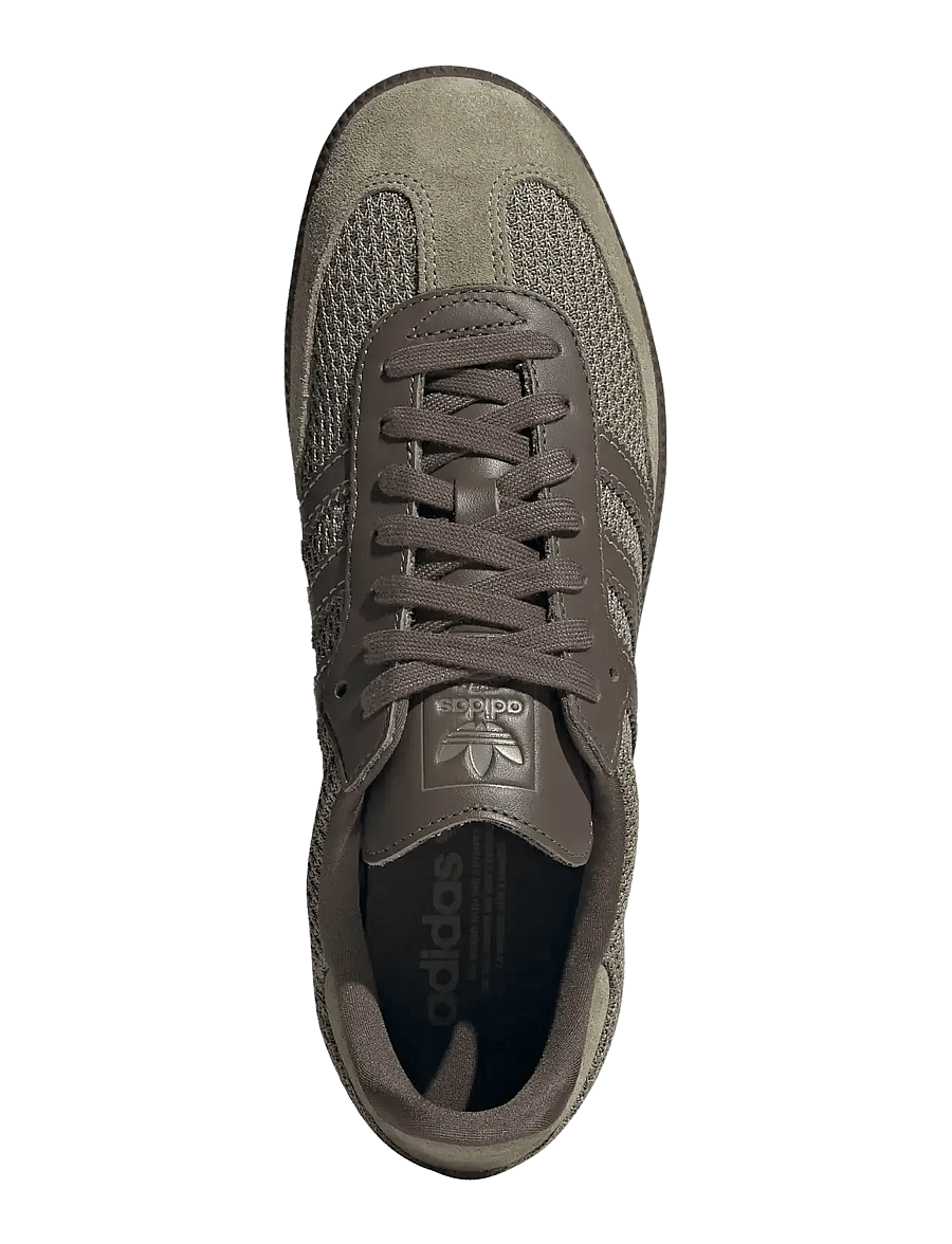 adidas Originals - SAMBA OG - baskets basses - orbgrn/carbrn/gum5 - 4