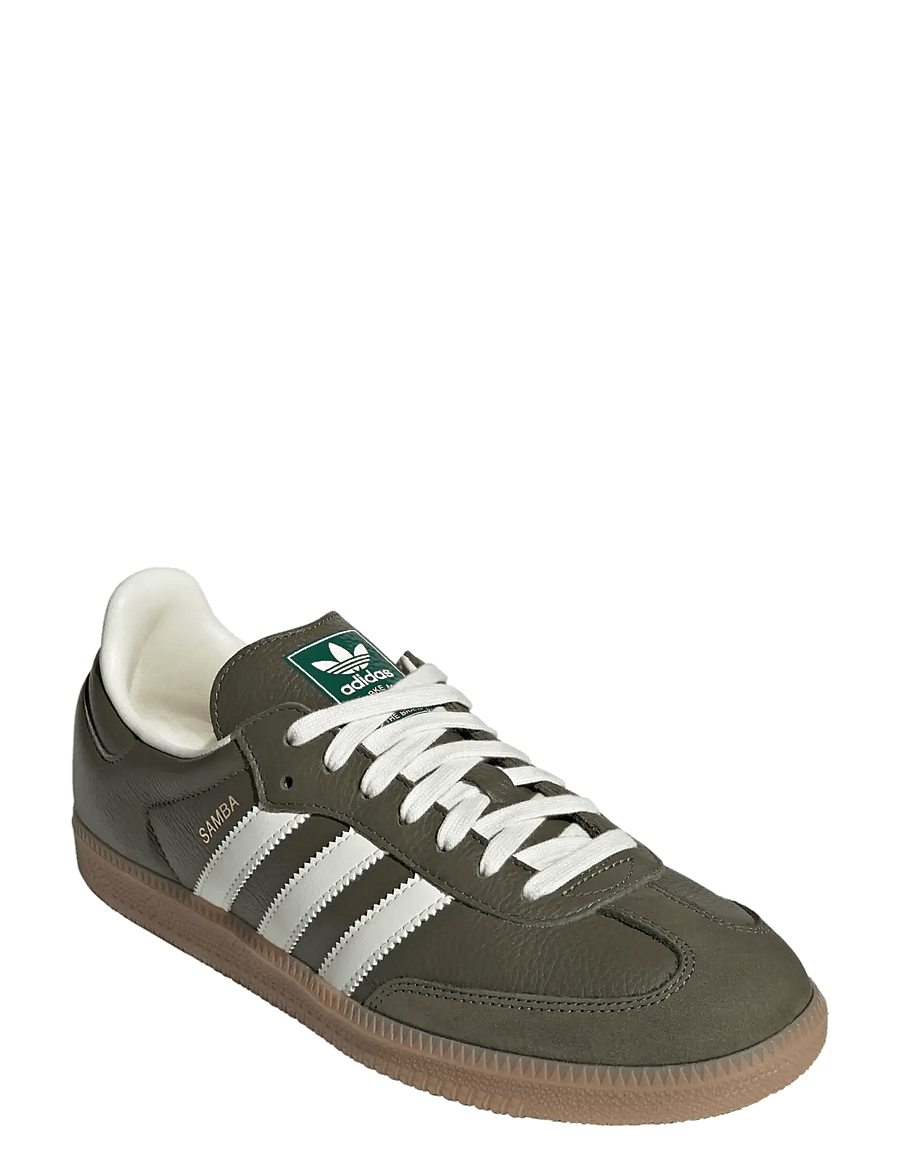 adidas Originals - SAMBA OG - niedriger schnitt - medrkh/owhite/gum4 - 0