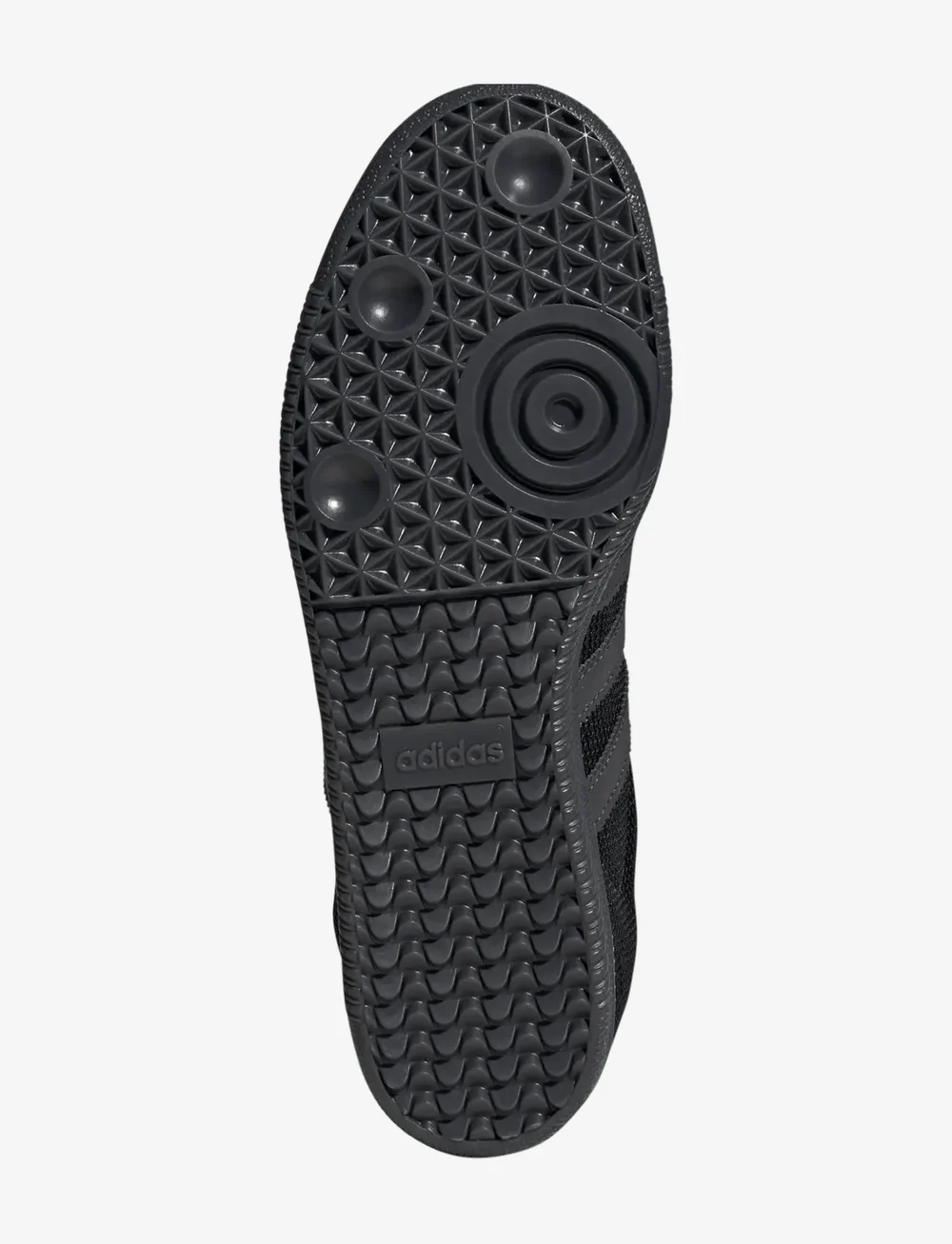 adidas Originals - SAMBA OG - låga sneakers - cblack/carbon/silvmt - 5