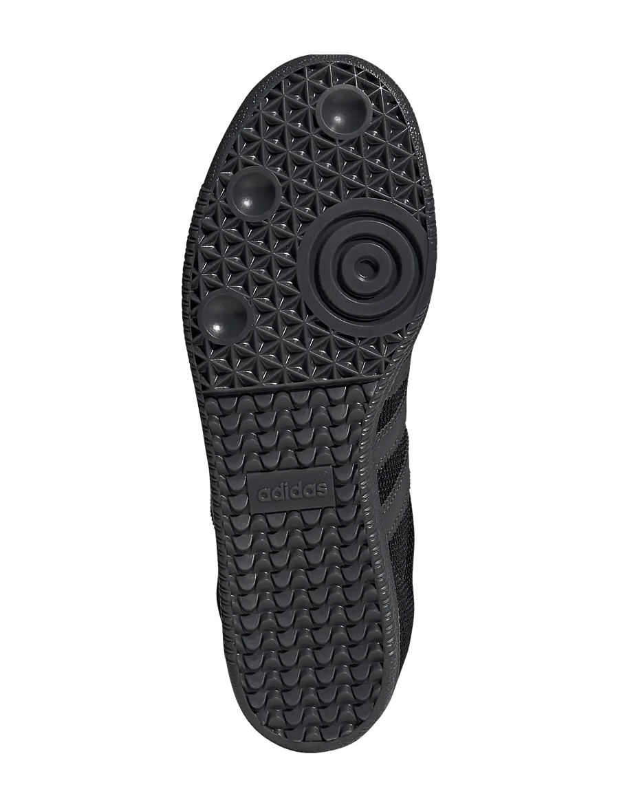 adidas Originals - SAMBA OG - laisvalaikio batai žemu aulu - cblack/carbon/silvmt - 5
