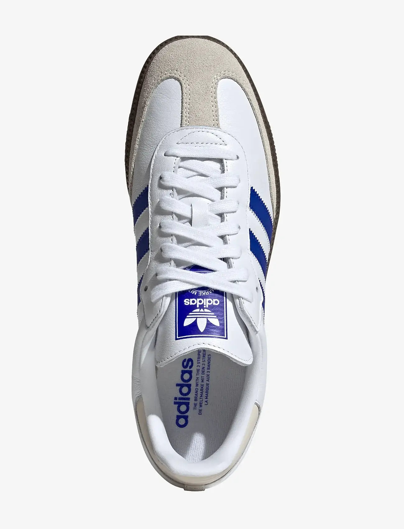 adidas Originals - SAMBA OG - low tops - ftwwht/lucblu/gum5 - 4