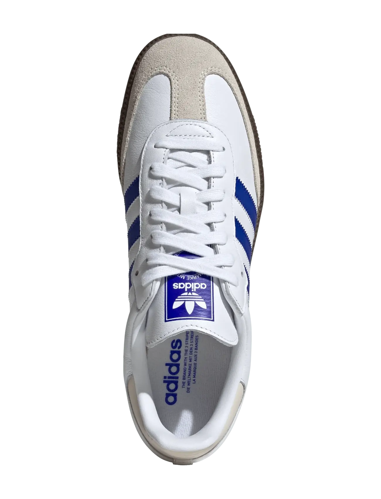 adidas Originals - SAMBA OG - baskets basses - ftwwht/lucblu/gum5 - 4