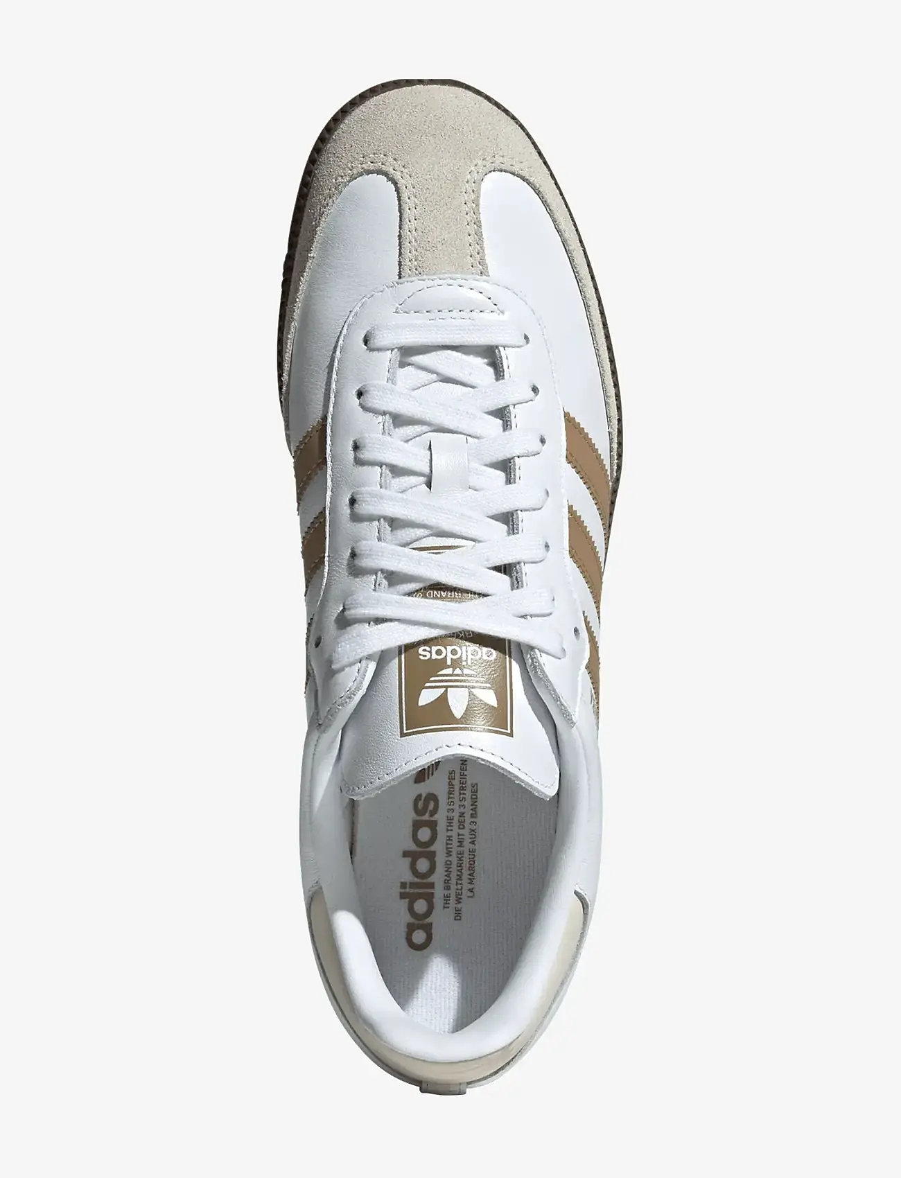 adidas Originals - SAMBA OG - lave sneakers - ftwwht/cardbo/gum5 - 4