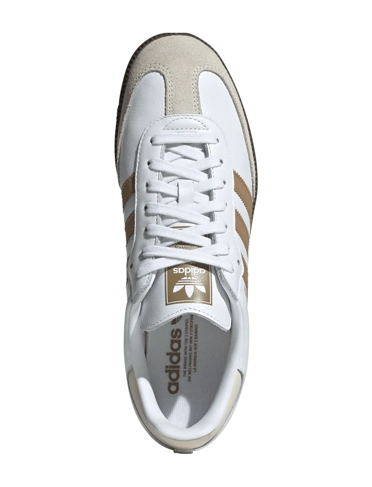 adidas Originals - SAMBA OG - lave sneakers - ftwwht/cardbo/gum5 - 4