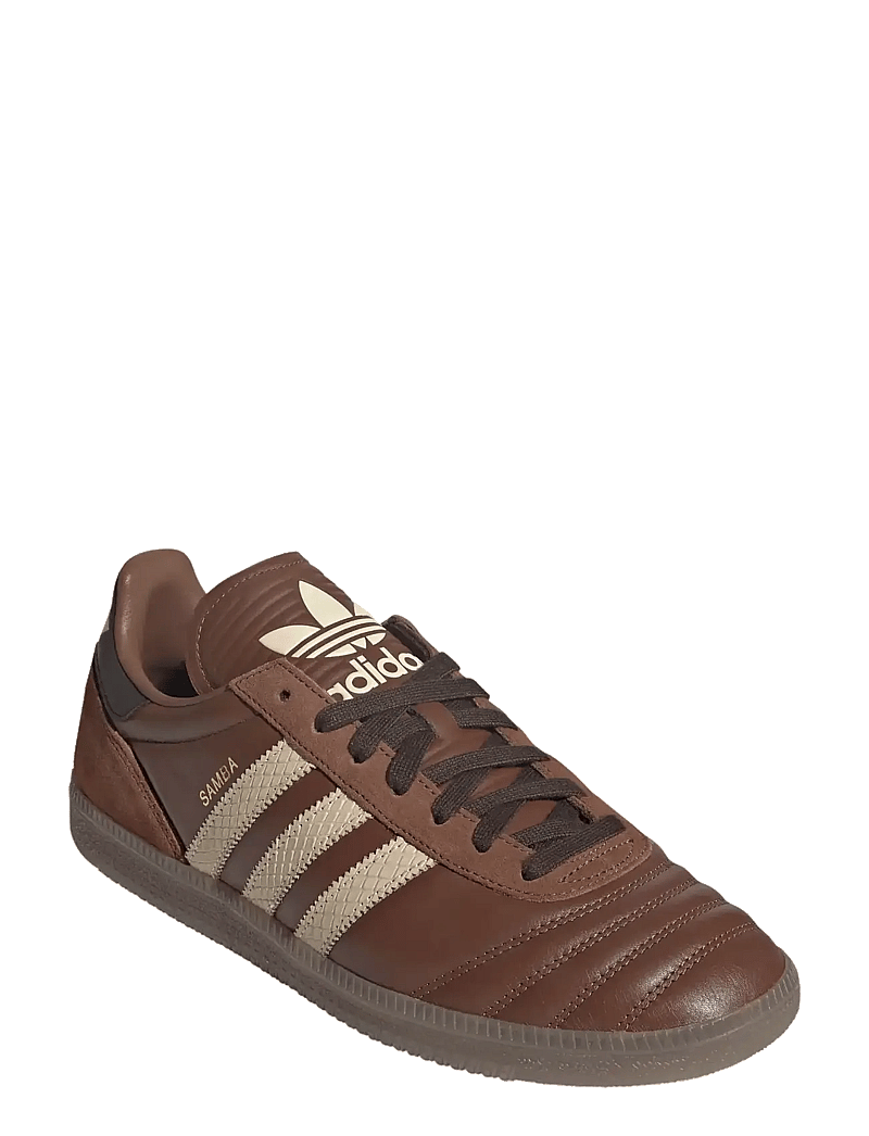 adidas Originals - SAMBA JP - niedriger schnitt - prebrn/sanstr/dbrown - 0