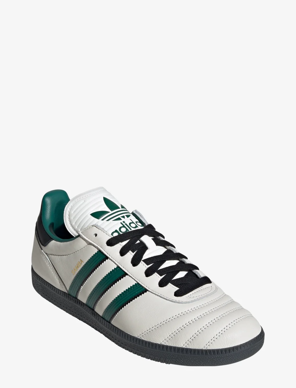 adidas Originals - SAMBA JP - niedriger schnitt - cwhite/cgreen/carbon - 0