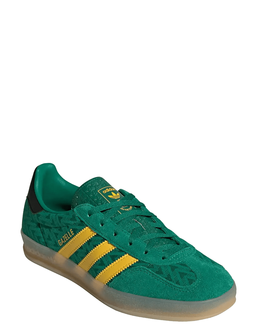 adidas Originals - GAZELLE INDOOR W - tennised - bgreen/eqtyel/gum3 - 0
