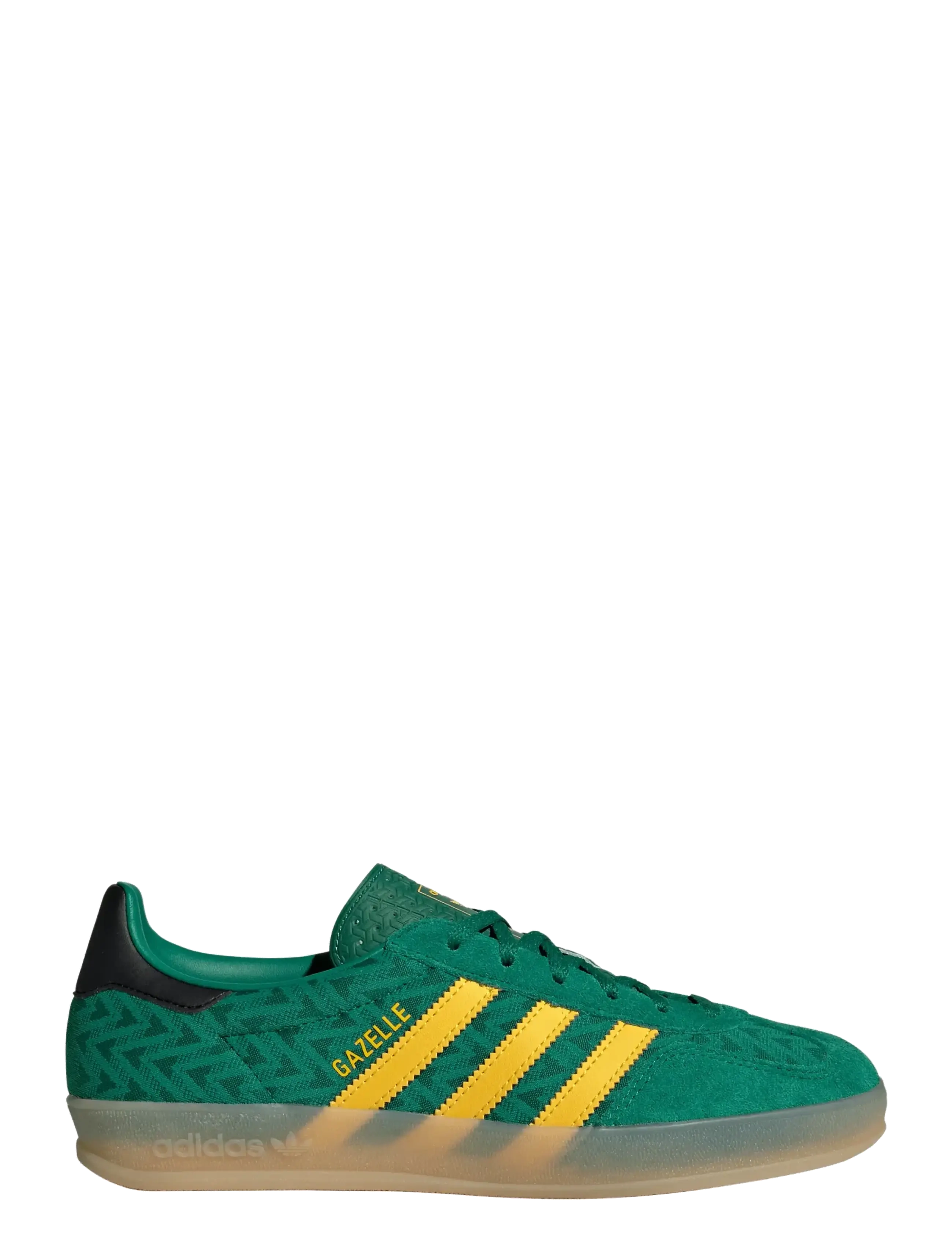 adidas Originals - GAZELLE INDOOR W - lave sneakers - bgreen/eqtyel/gum3 - 1
