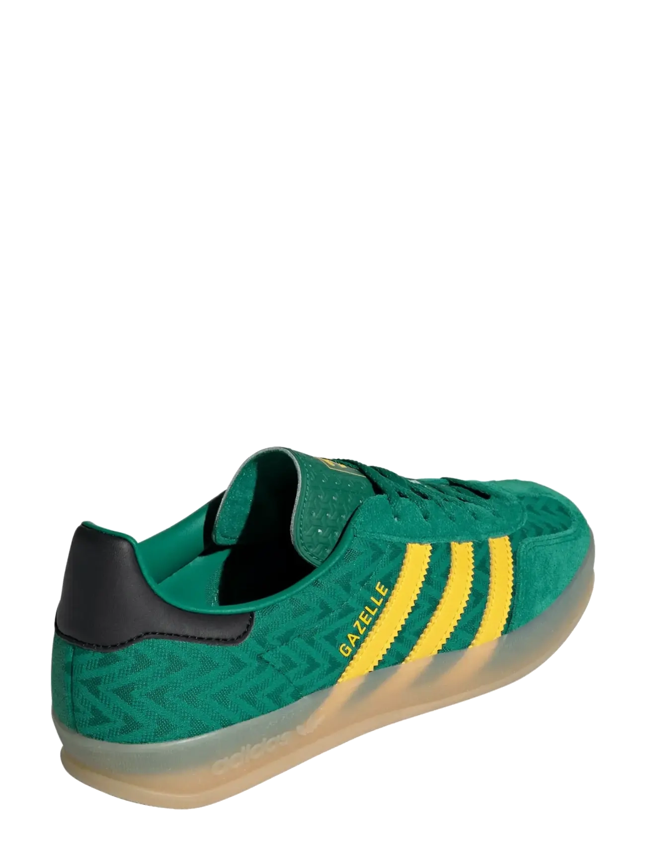 adidas Originals - GAZELLE INDOOR W - lave sneakers - bgreen/eqtyel/gum3 - 3