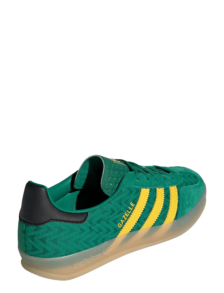 adidas Originals - GAZELLE INDOOR W - tennised - bgreen/eqtyel/gum3 - 3