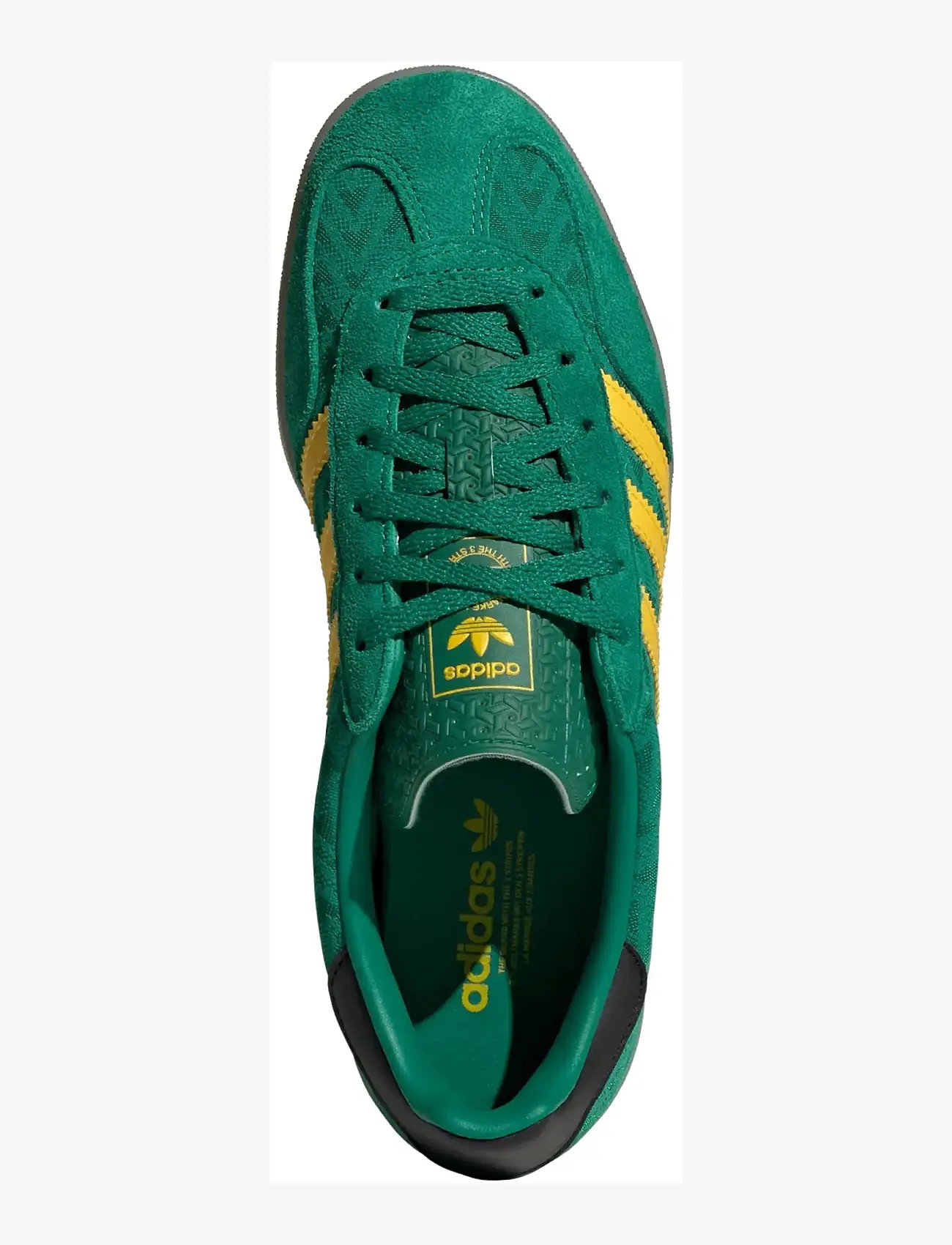 adidas Originals - GAZELLE INDOOR W - niedrige sneakers - bgreen/eqtyel/gum3 - 4