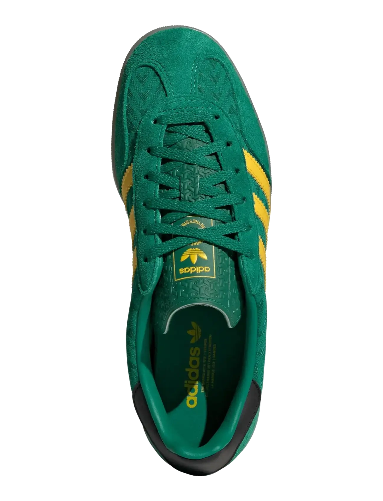 adidas Originals - GAZELLE INDOOR W - lave sneakers - bgreen/eqtyel/gum3 - 4