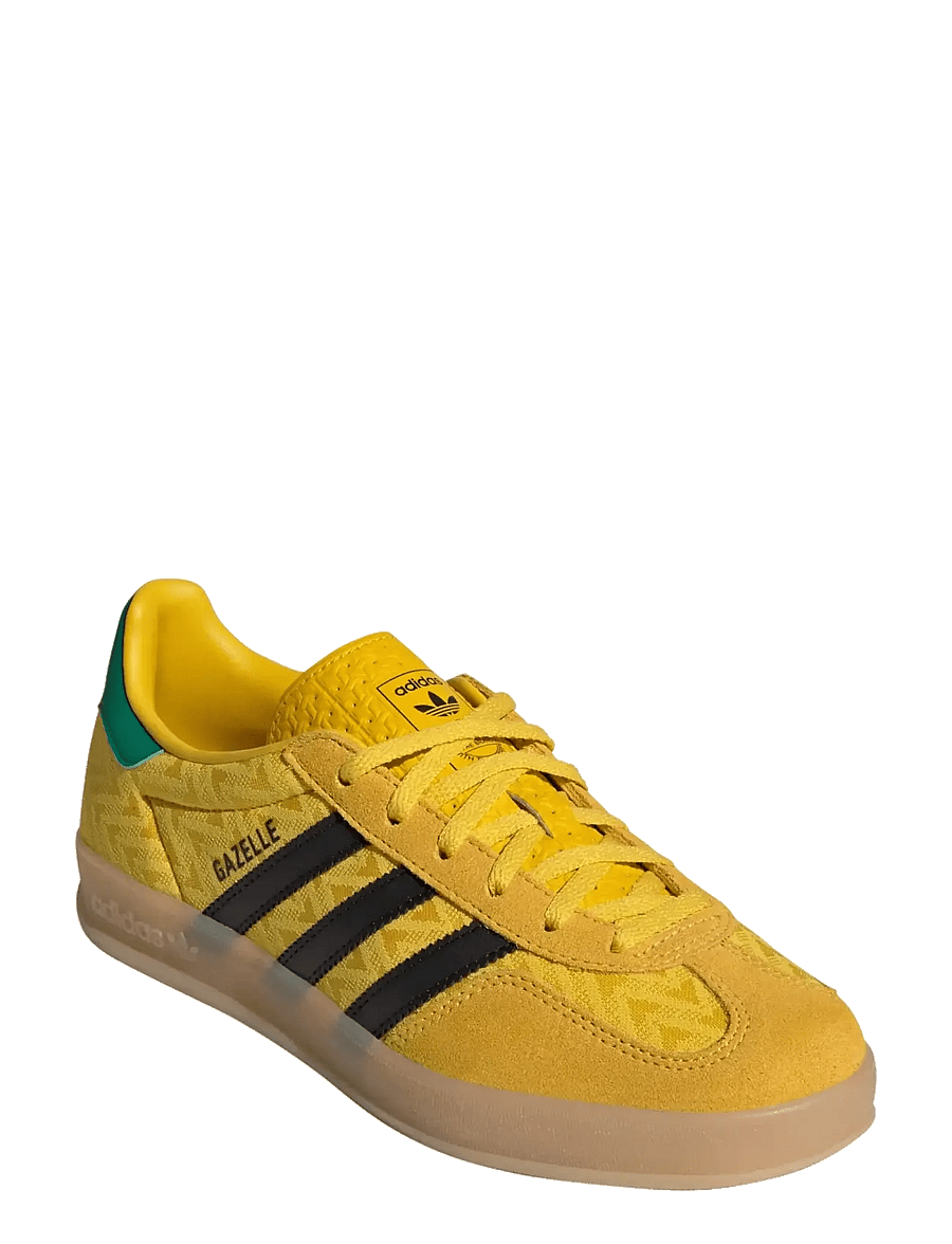 adidas Originals - GAZELLE INDOOR W - lave sneakers - eqtyel/cblack/gum3 - 0