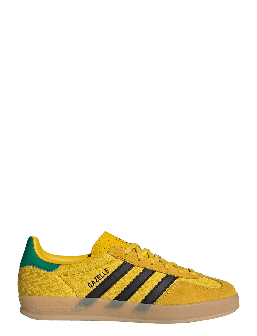 adidas Originals - GAZELLE INDOOR W - lave sneakers - eqtyel/cblack/gum3 - 1