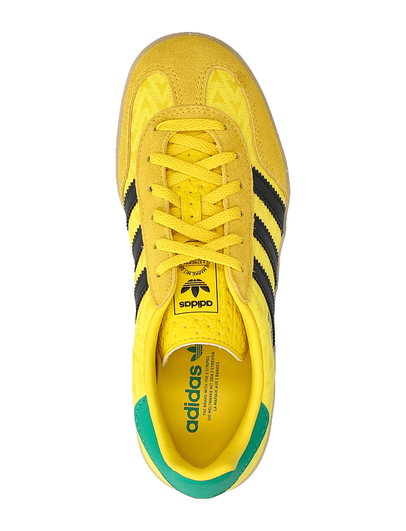 adidas Originals - GAZELLE INDOOR W - niedrige sneakers - eqtyel/cblack/gum3 - 3