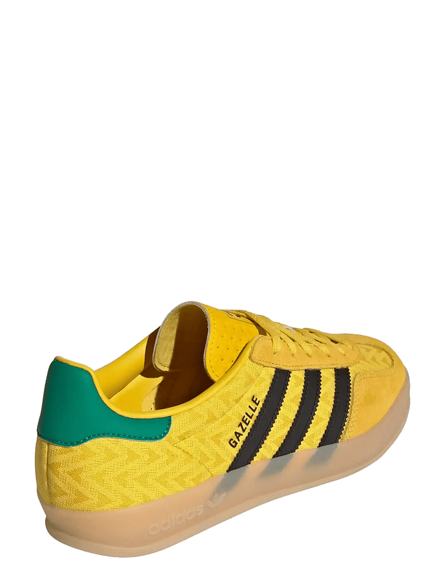 adidas Originals - GAZELLE INDOOR W - lave sneakers - eqtyel/cblack/gum3 - 3