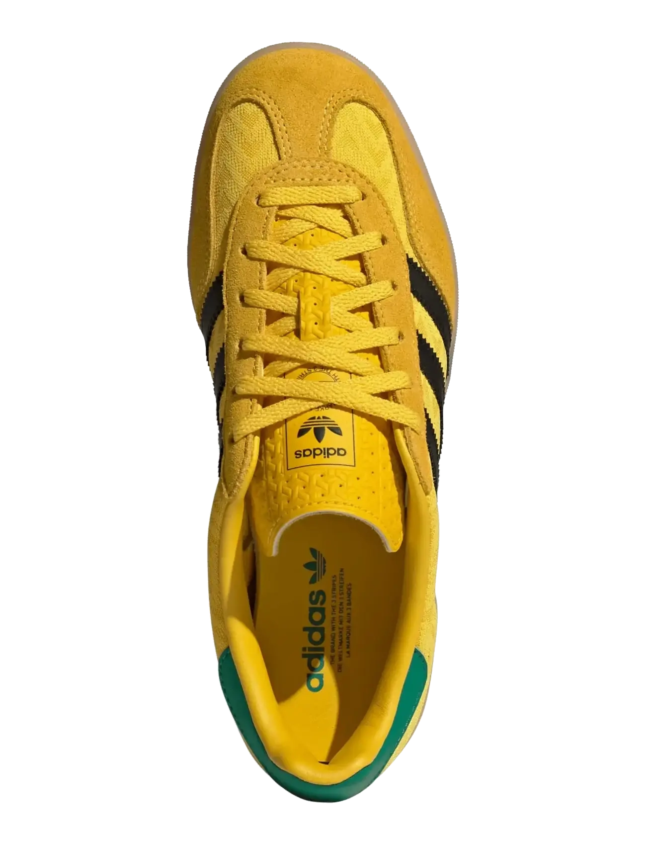 adidas Originals - GAZELLE INDOOR W - låga sneakers - eqtyel/cblack/gum3 - 4