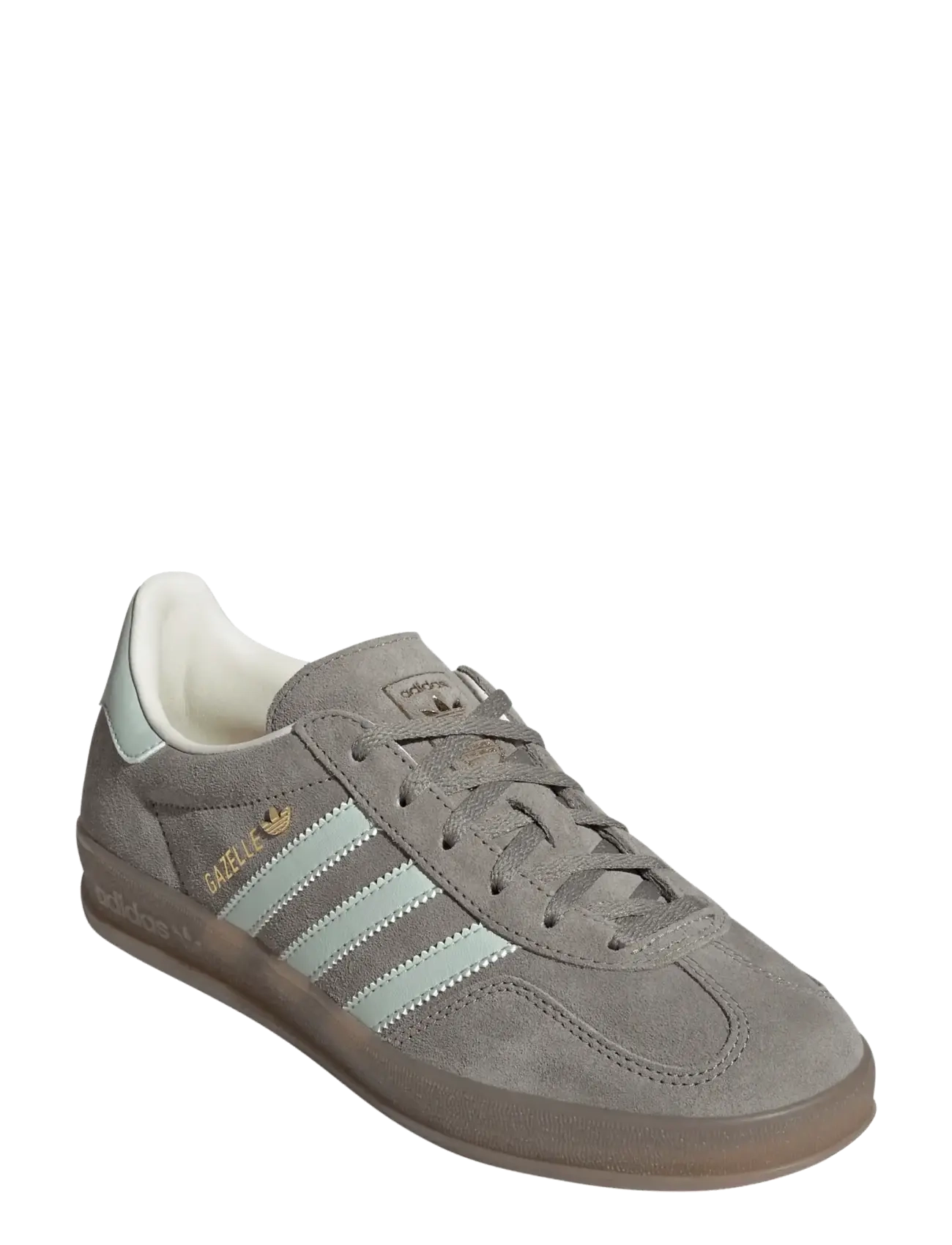 adidas Originals GAZELLE INDOOR W - Jalanõud - SILPEB/LINGRN/GUM5 / grey