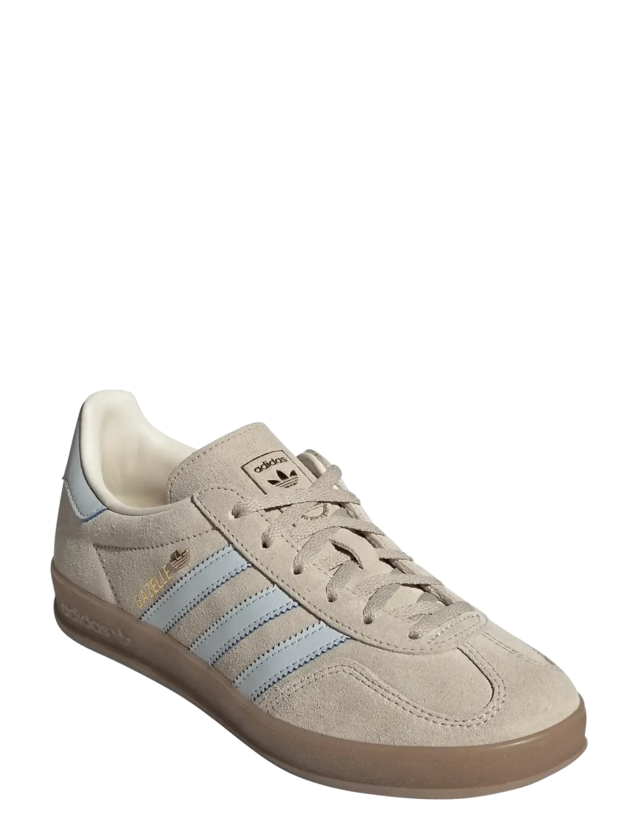 adidas Originals GAZELLE INDOOR W - Schuhe - WONBEI/HALBLU/GUM5 / beige