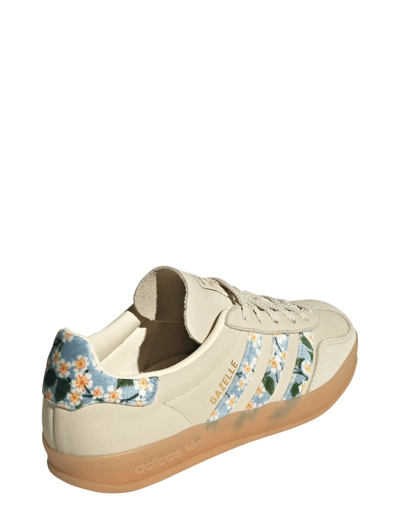 adidas Originals - GAZELLE INDOOR W - crewht/goldmt/tacblu - 3