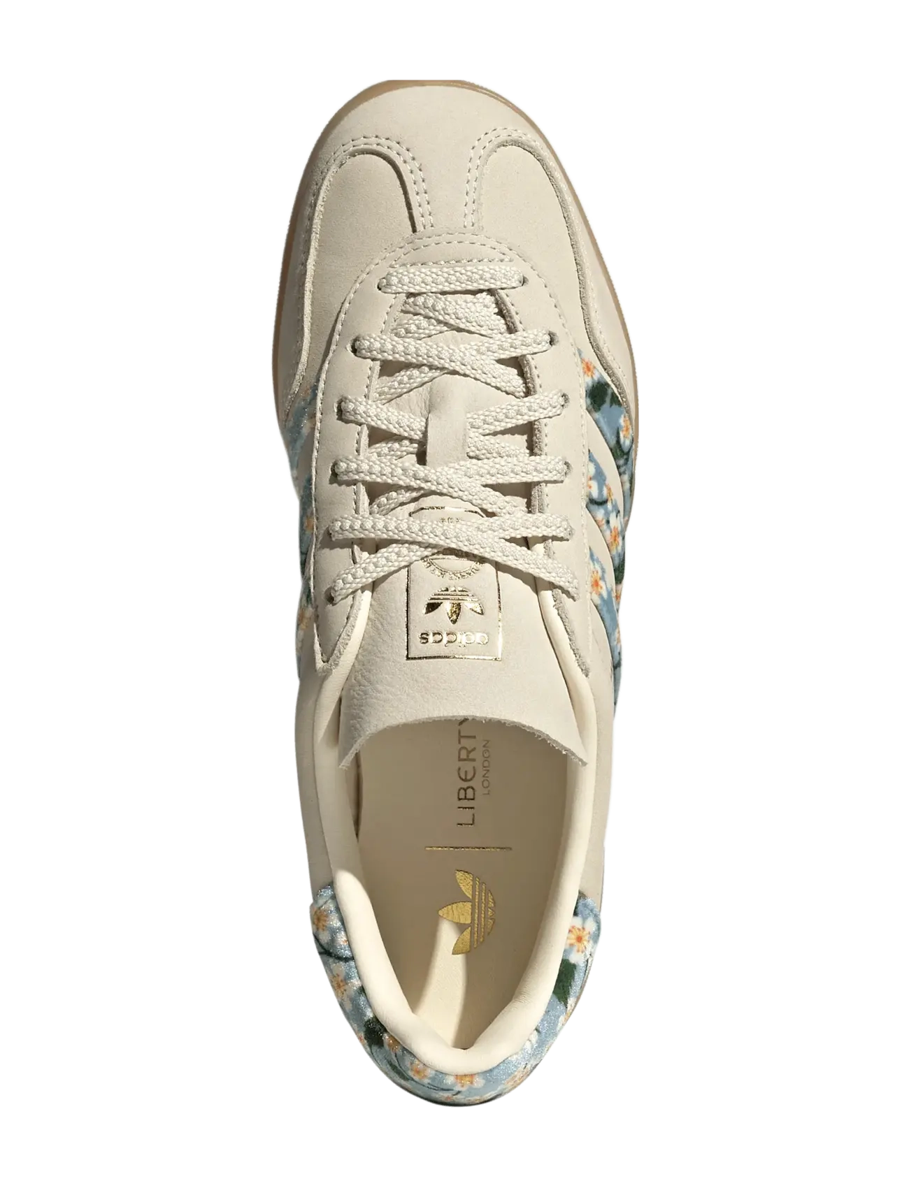 adidas Originals - GAZELLE INDOOR W - crewht/goldmt/tacblu - 4