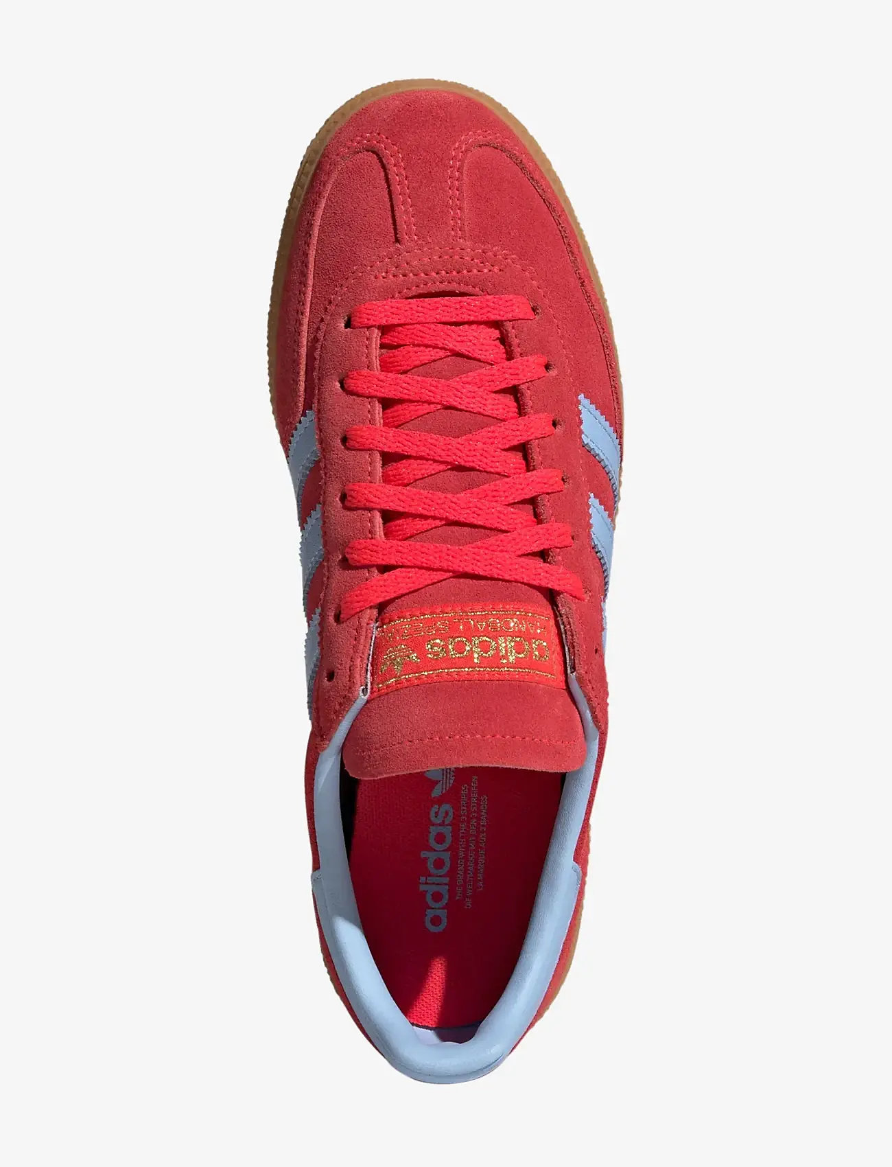 adidas Originals - HANDBALL SPEZIAL W - lave sneakers - lucred/globlu/gum1 - 4