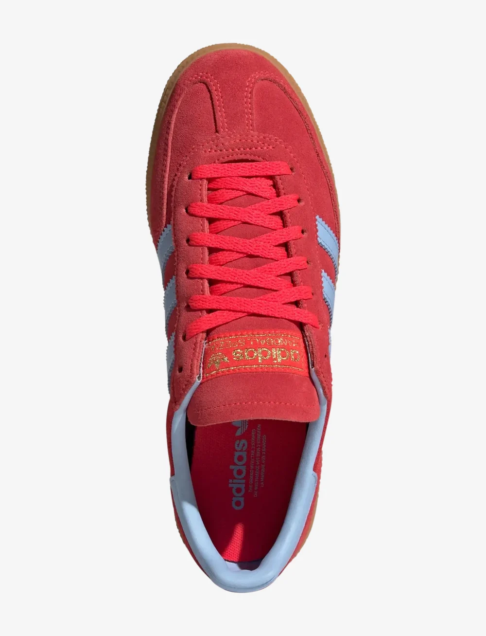 adidas Originals - HANDBALL SPEZIAL W - niedrige sneakers - lucred/globlu/gum1 - 4